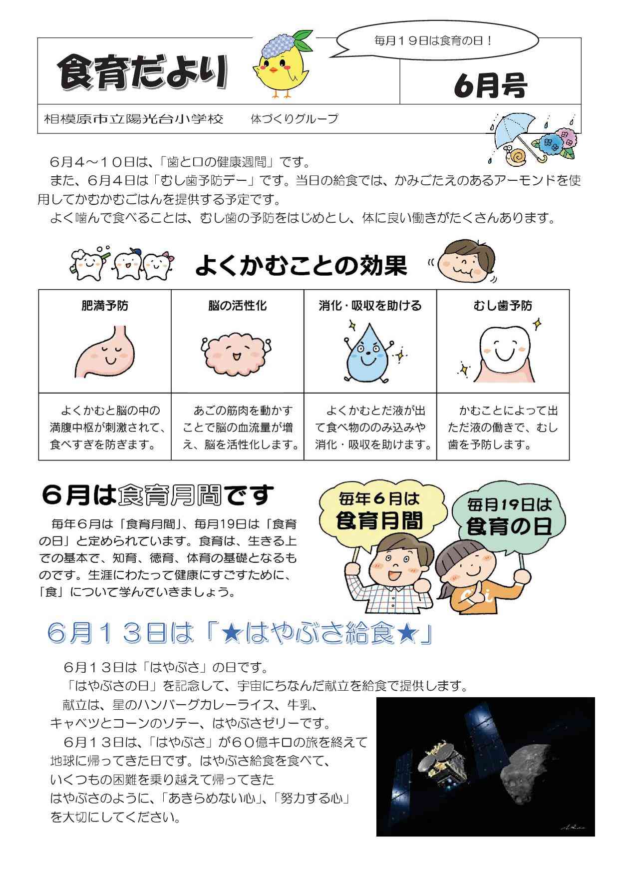 食育だより6月号