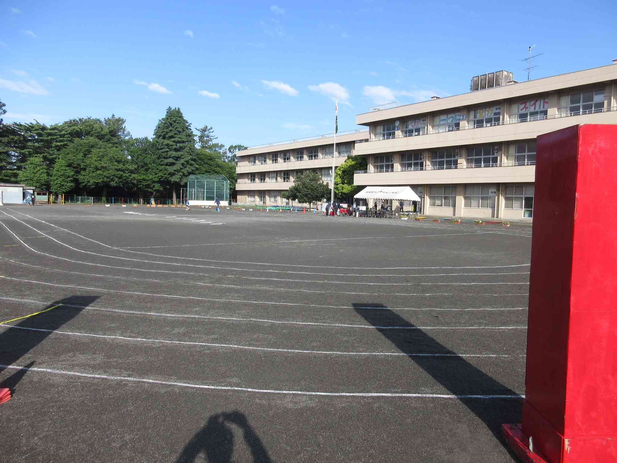 運動会当日準備